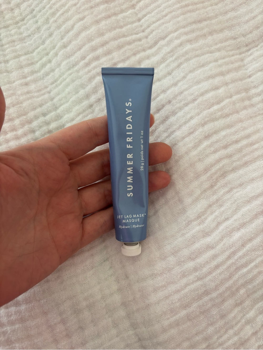 Travel Summer Fridays Jet Lag Mask - used once